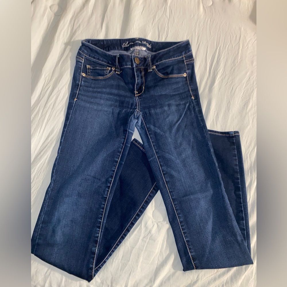 Vintage 80s American Eagle Super Stretch Skinny Jeans Sz 4